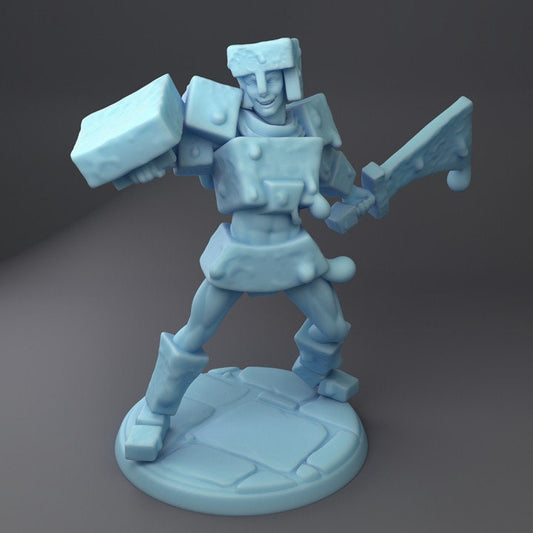 Gelatinous Cube Hunter (Medium) - Tabletop Figure for Dungeons & Dragons, DnD, Pathfinder RPGs, TTRPG