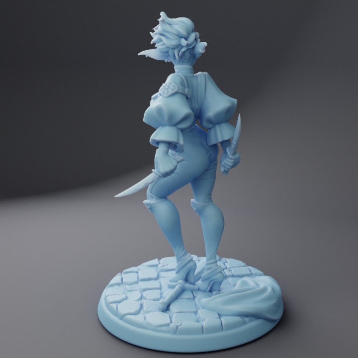 Knotta, The Elven Rogue (Medium) - Tabletop Figure for Dungeons & Dragons, DnD, Pathfinder RPGs, TTRPG