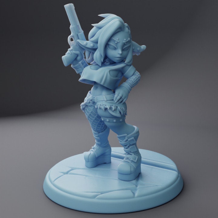 Leora The Goblin (Medium) - Tabletop Figure for Dungeons & Dragons, DnD, Pathfinder RPGs, TTRPG