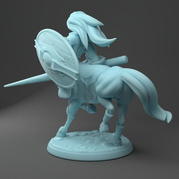 Lundari, Centaur Lancer (Large) - Tabletop Figure for Dungeons & Dragons, DnD, Pathfinder RPGs, TTRPG