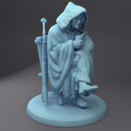 Mysterious Stranger - Tabletop Figure for Dungeons & Dragons, DnD, Pathfinder RPGs, TTRPG