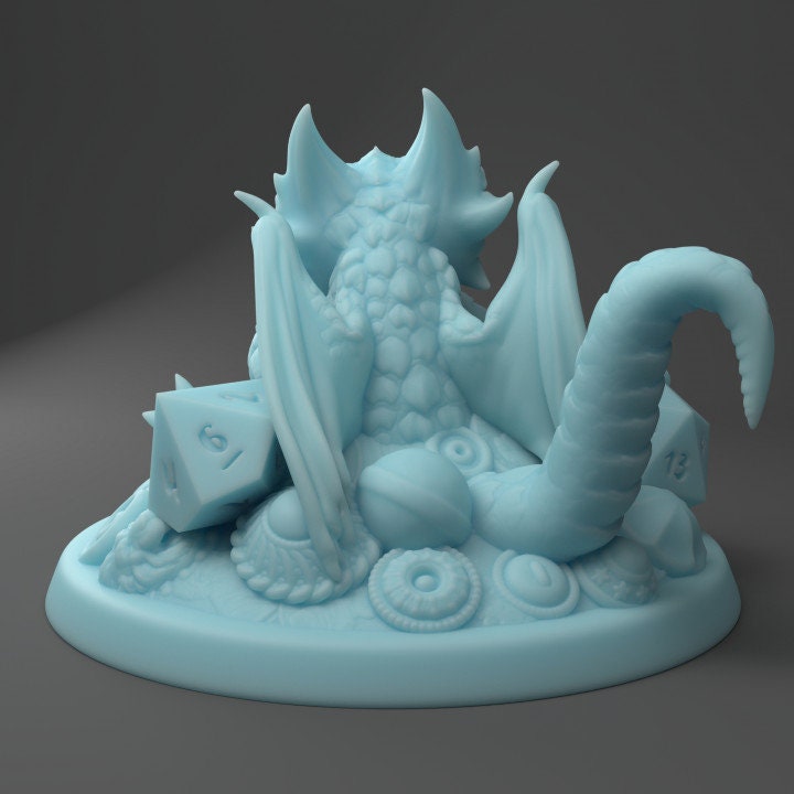 Penny Dragon (Medium) - Tabletop Figure for Dungeons & Dragons, DnD, Pathfinder RPGs, TTRPG