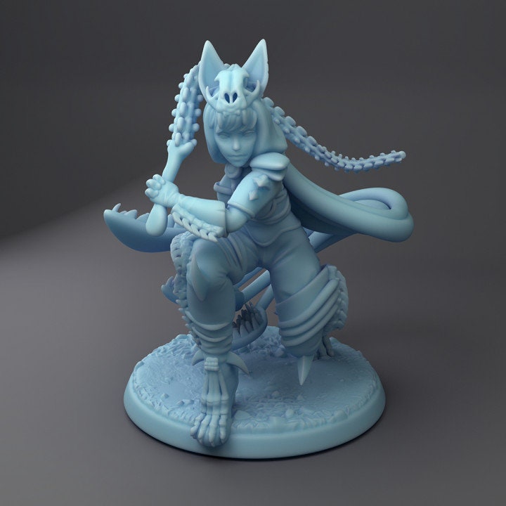 Displacer Beast Hunter (Medium) - Tabletop Figure for Dungeons & Dragons, DnD, Pathfinder RPGs, TTRPG