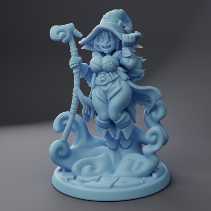 Goblin Witch (Medium) - Tabletop Figure for Dungeons & Dragons, DnD, Pathfinder RPGs, TTRPG