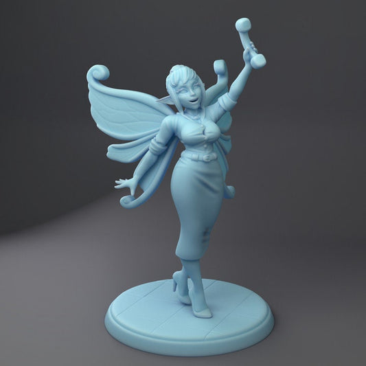 Pixie, The Fairy Secretary (Medium) - Tabletop Figure for Dungeons & Dragons, DnD, Pathfinder RPGs, TTRPG