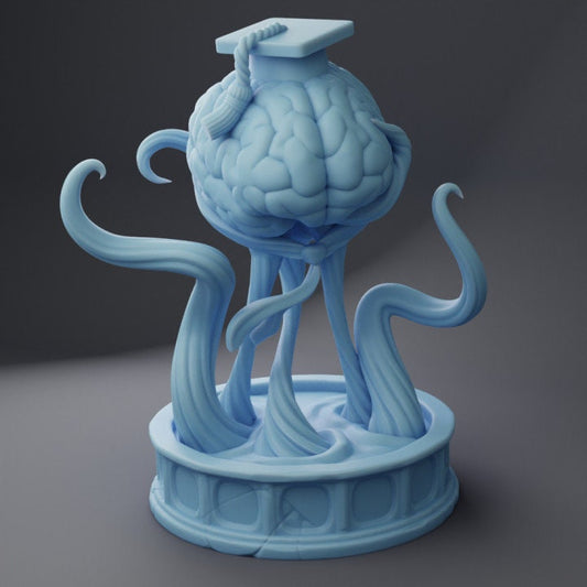 Prof. Brian the Elder Brain (Large) - Tabletop Figure for Dungeons & Dragons, DnD, Pathfinder RPGs, TTRPG