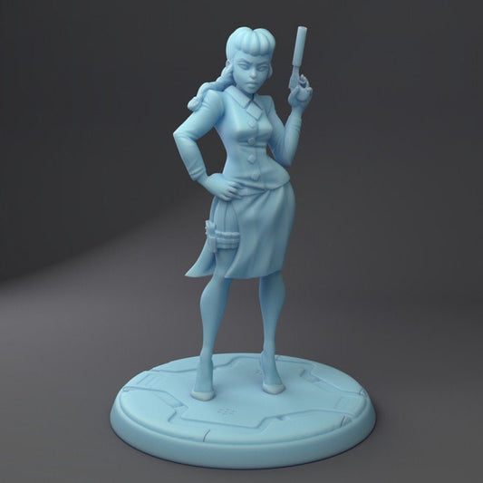 Rachelle Human Spy (Medium) - Tabletop Figure for Dungeons & Dragons, DnD, Pathfinder RPGs, TTRPG