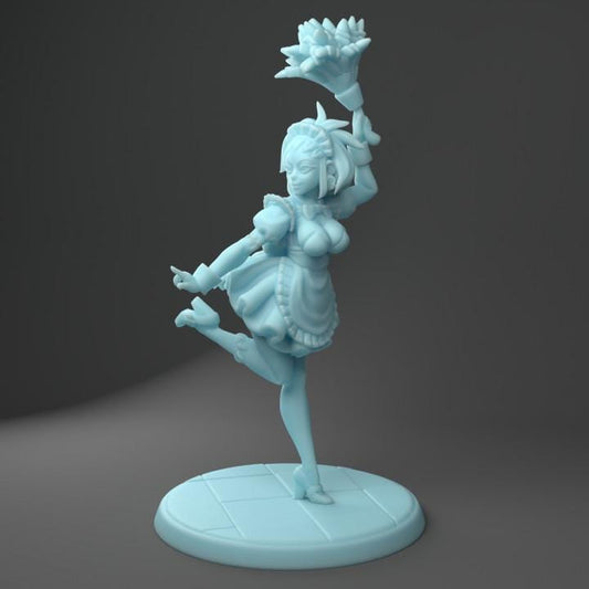 Zombietops The Maid (Medium) - Tabletop Figure for Dungeons & Dragons, DnD, Pathfinder RPGs, TTRPG