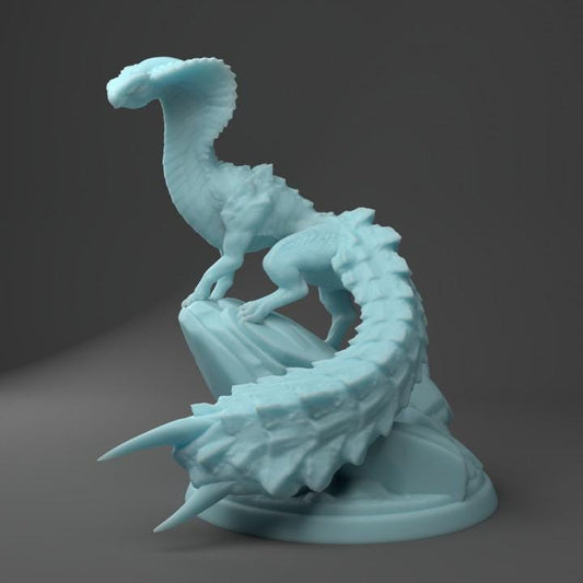 Vicious Sand Drake (Large) - Tabletop Figure for Dungeons & Dragons, DnD, Pathfinder RPGs, TTRPG