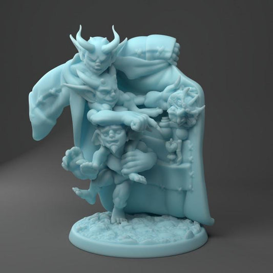 Stack Of Goblins (Medium) - Tabletop Figure for Dungeons & Dragons, DnD, Pathfinder RPGs, TTRPG