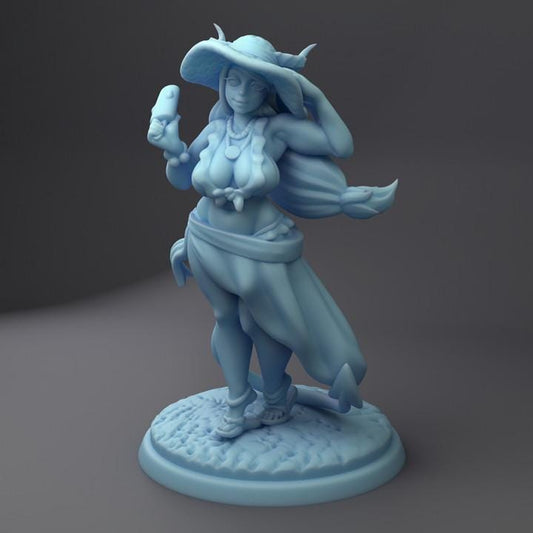 Summertime Succubus (Medium) - Tabletop Figure for Dungeons & Dragons, DnD, Pathfinder RPGs, TTRPG