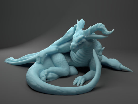 The Bard's Dragon (X-Large) - Tabletop Figure for Dungeons & Dragons, DnD, Pathfinder RPGs, TTRPG