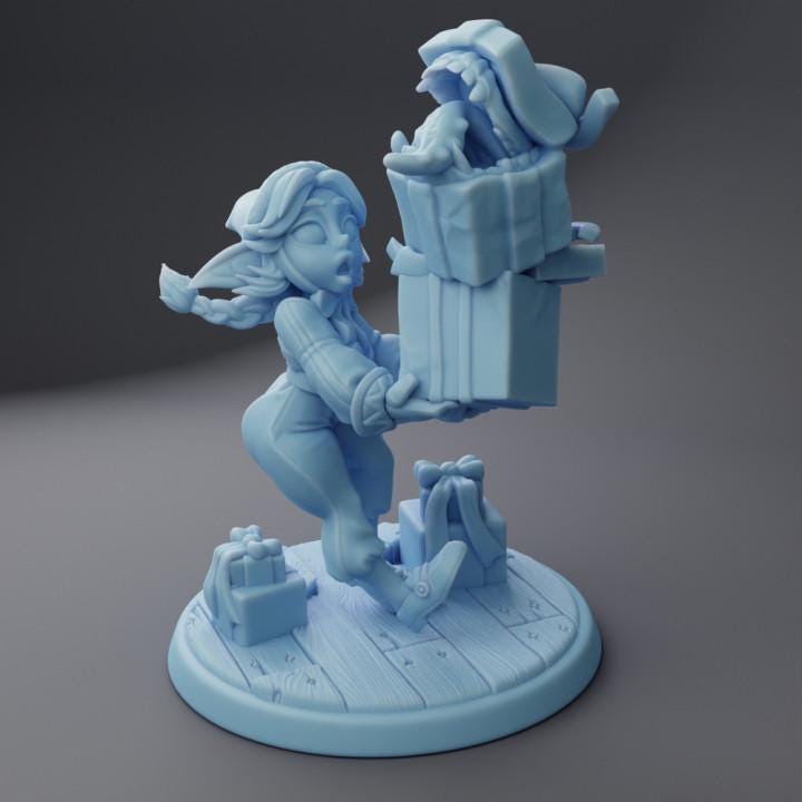 Unli Goblin Present Holder (Medium) - Tabletop Figure for Dungeons & Dragons, DnD, Pathfinder RPGs, TTRPG