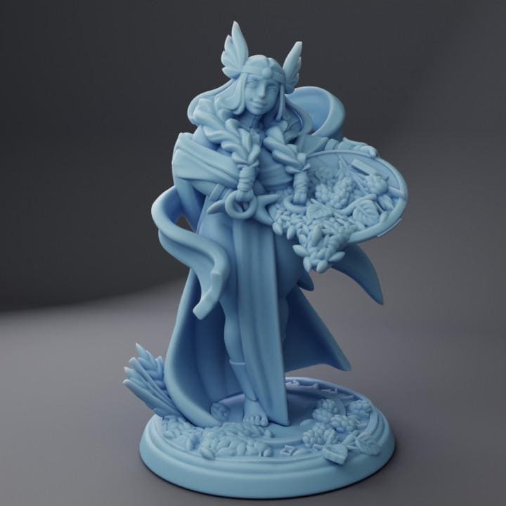 Vanir, Harvest Goddess (Medium) - Tabletop Figure for Dungeons & Dragons, DnD, Pathfinder RPGs, TTRPG