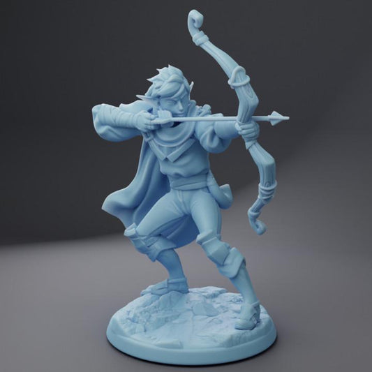 Velwyn, The Elven Ranger (Medium) - Tabletop Figure for Dungeons & Dragons, DnD, Pathfinder RPGs, TTRPG