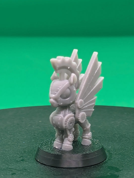 Clockwork Pegasus (Medium) - Tabletop Figure for Dungeons & Dragons, DnD, Pathfinder RPGs, TTRPG