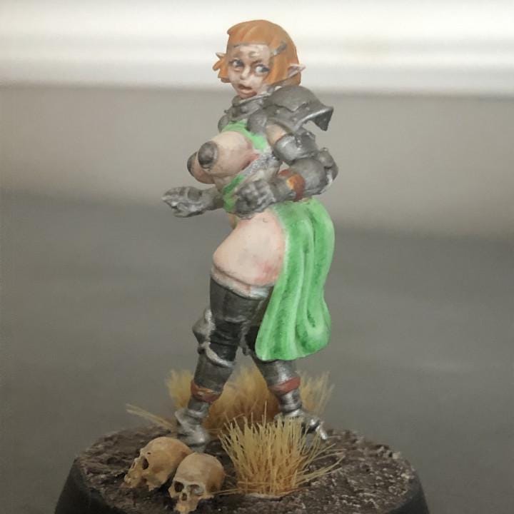 Pointless Armour Elf (Medium) - Tabletop Figure for Dungeons & Dragons, DnD, Pathfinder RPGs, TTRPG