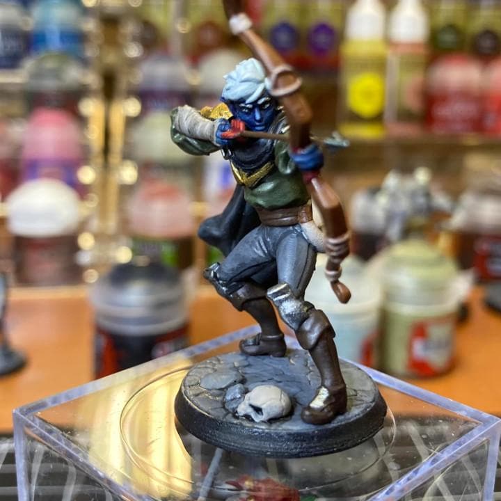 Velwyn, The Elven Ranger (Medium) - Tabletop Figure for Dungeons & Dragons, DnD, Pathfinder RPGs, TTRPG