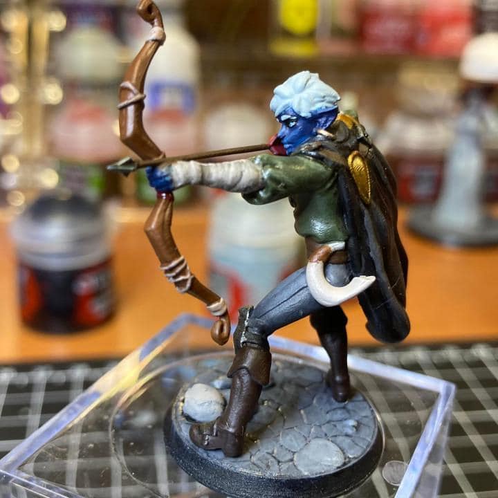 Velwyn, The Elven Ranger (Medium) - Tabletop Figure for Dungeons & Dragons, DnD, Pathfinder RPGs, TTRPG