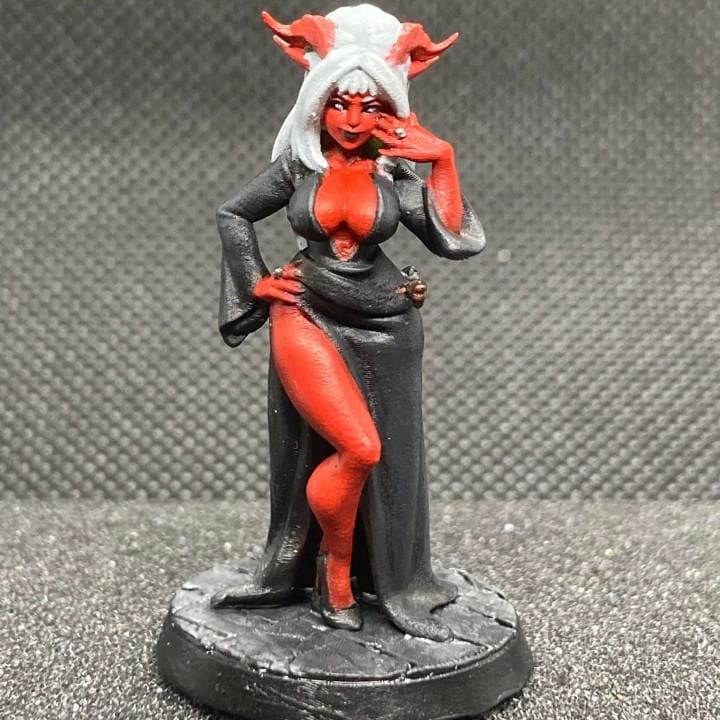 Dragon Mistress Of The Night (Medium) - Tabletop Figure for Dungeons & Dragons, DnD, Pathfinder RPGs, TTRPG