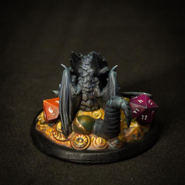 Penny Dragon (Medium) - Tabletop Figure for Dungeons & Dragons, DnD, Pathfinder RPGs, TTRPG