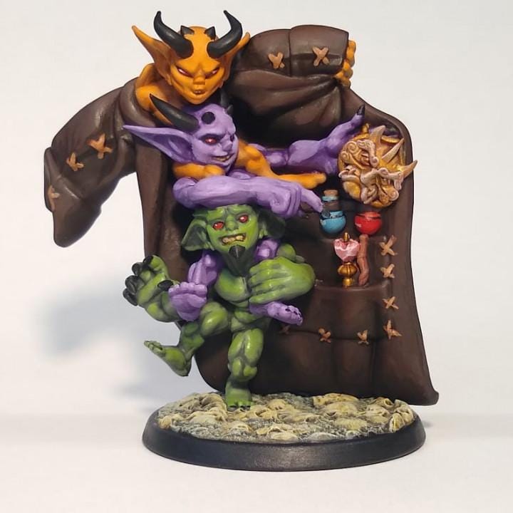 Stack Of Goblins (Medium) - Tabletop Figure for Dungeons & Dragons, DnD, Pathfinder RPGs, TTRPG