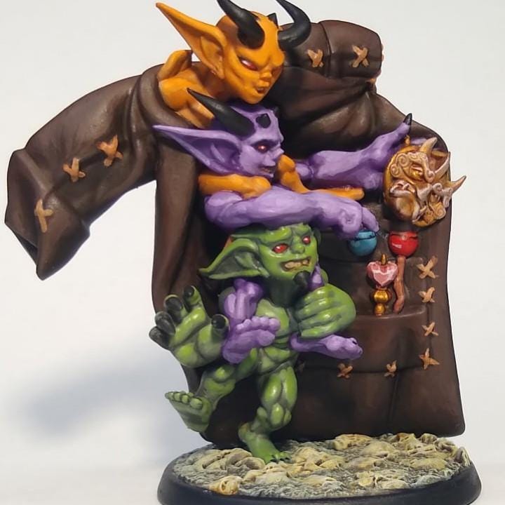 Stack Of Goblins (Medium) - Tabletop Figure for Dungeons & Dragons, DnD, Pathfinder RPGs, TTRPG