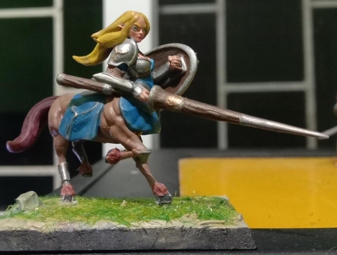 Lundari, Centaur Lancer (Large) - Tabletop Figure for Dungeons & Dragons, DnD, Pathfinder RPGs, TTRPG