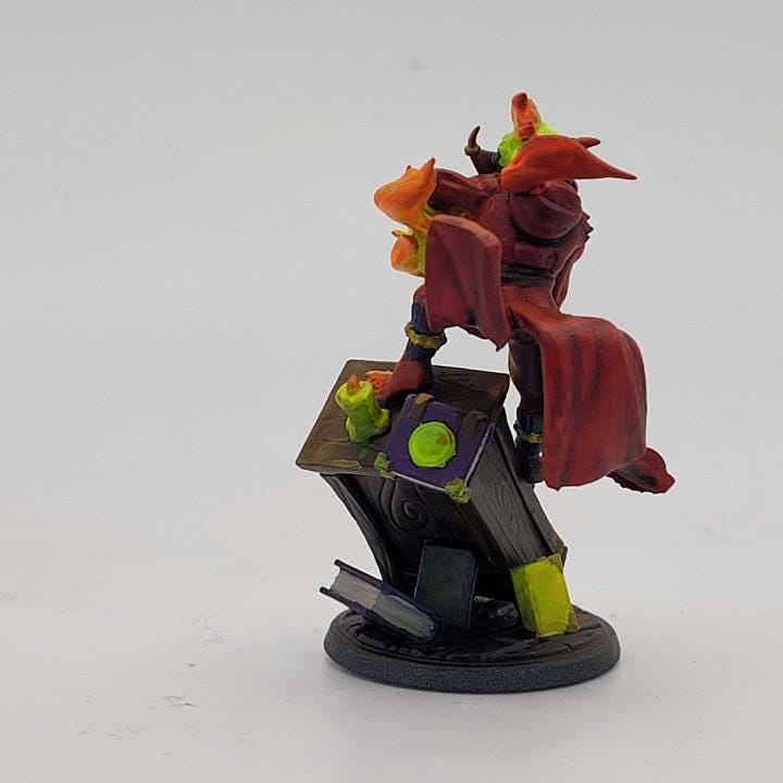 Blaster Caster, The Goblin Mage (Medium) - Tabletop Figure for Dungeons & Dragons, DnD, Pathfinder RPGs, TTRPG