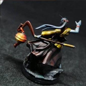 Takayahsi, The Outland Wizard (Medium) - Tabletop Figure for Dungeons & Dragons, DnD, Pathfinder RPGs, TTRPG