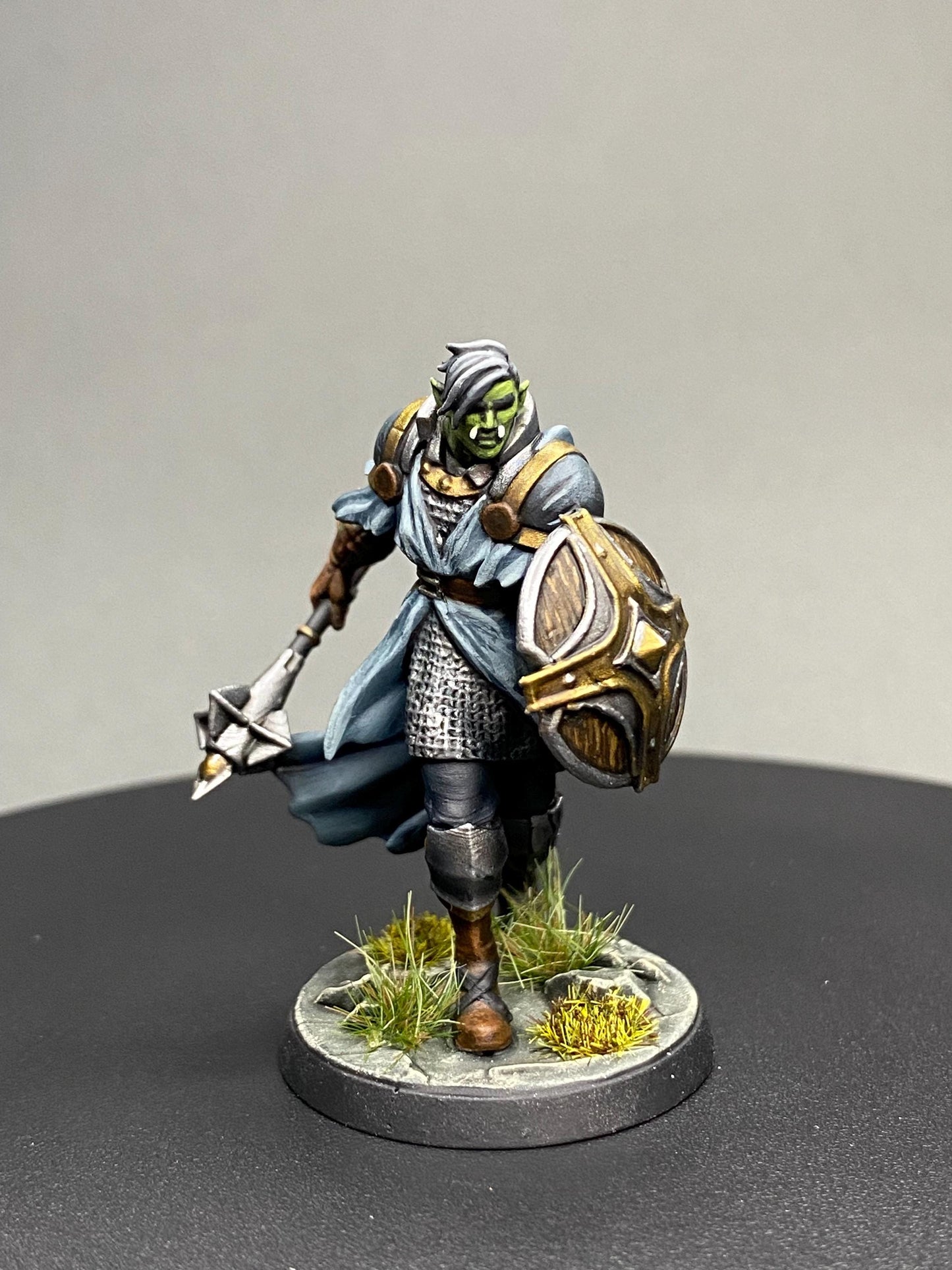 Denthir, The Orc Cleric (Medium) - Tabletop Figure for Dungeons & Dragons, DnD, Pathfinder RPGs, TTRPG