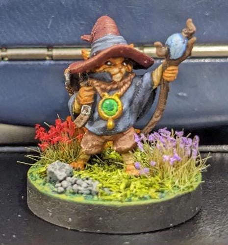 Callum The Tabaxi Wizard (Medium) - Tabletop Figure for Dungeons & Dragons, DnD, Pathfinder RPGs, TTRPG