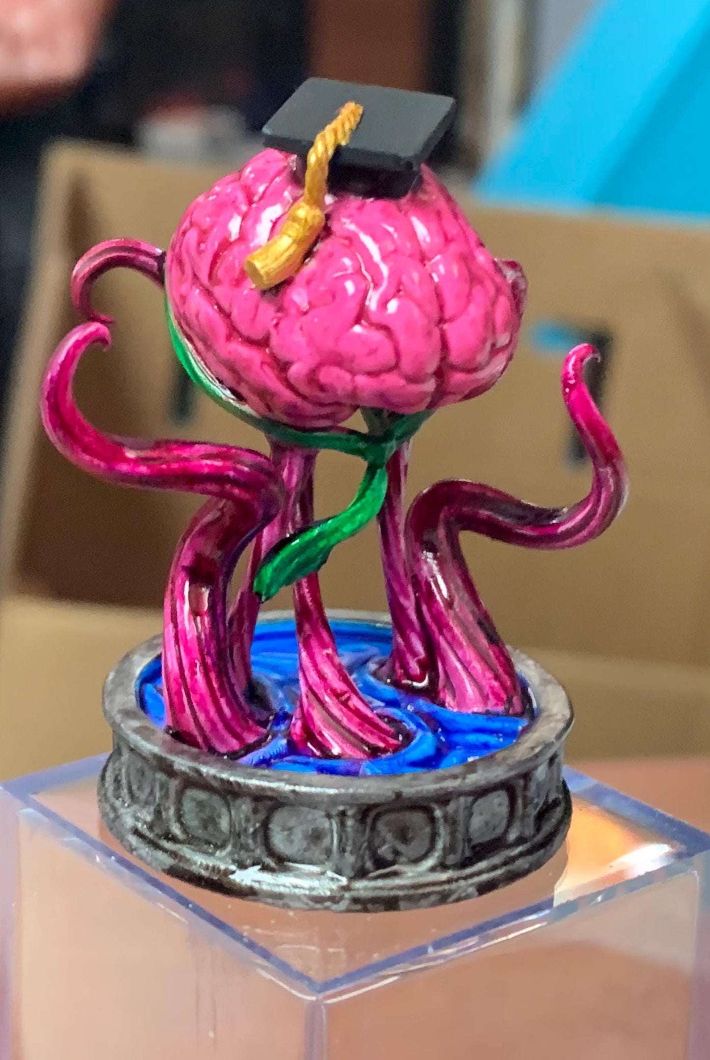 Prof. Brian the Elder Brain (Large) - Tabletop Figure for Dungeons & Dragons, DnD, Pathfinder RPGs, TTRPG