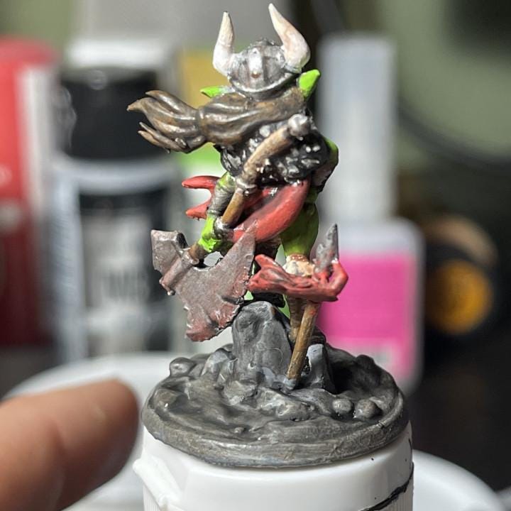 Rufftuff, The Goblin (Medium) - Tabletop Figure for Dungeons & Dragons, DnD, Pathfinder RPGs, TTRPG