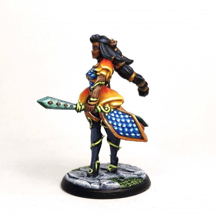 Camelia, The Ranger (Medium) - Tabletop Figure for Dungeons & Dragons, DnD, Pathfinder RPGs, TTRPG