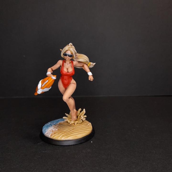 Feywatch Karina Elf Lifeguard (Medium) - Tabletop Figure for Dungeons & Dragons, DnD, Pathfinder RPGs, TTRPG