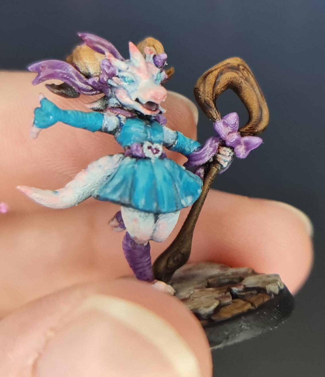 Sailor Toril - Kobold Magical Girl (Medium) - Tabletop Figure for Dungeons & Dragons, DnD, Pathfinder RPGs, TTRPG