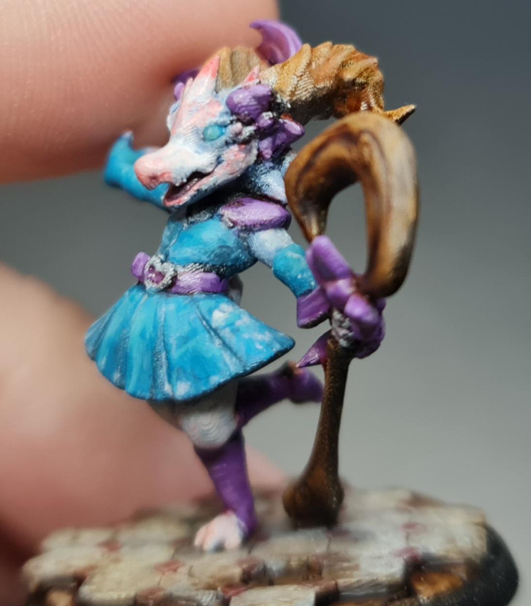 Sailor Toril - Kobold Magical Girl (Medium) - Tabletop Figure for Dungeons & Dragons, DnD, Pathfinder RPGs, TTRPG