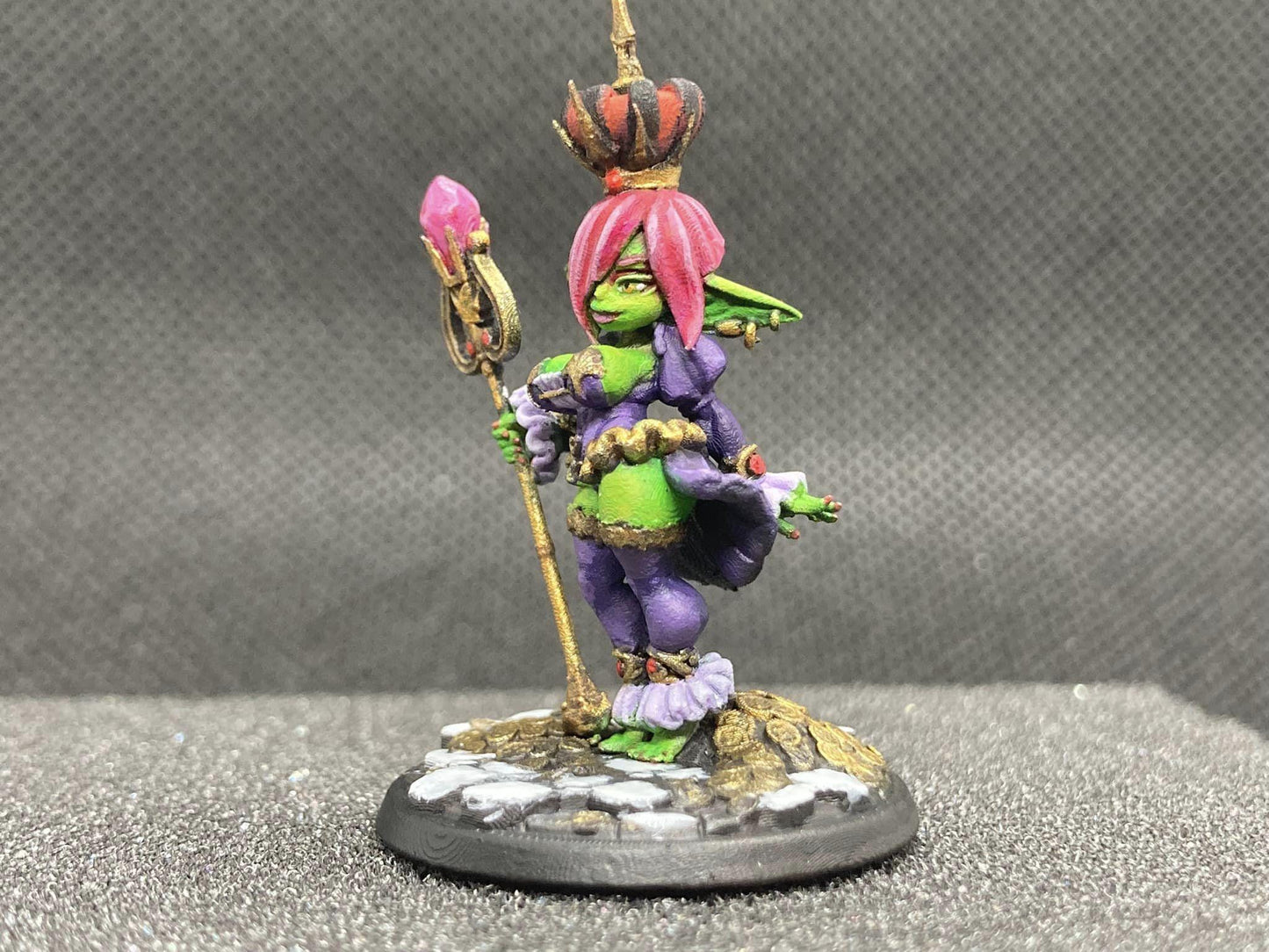 Goblin Queen (Medium) - Tabletop Figure for Dungeons & Dragons, DnD, Pathfinder RPGs, TTRPG