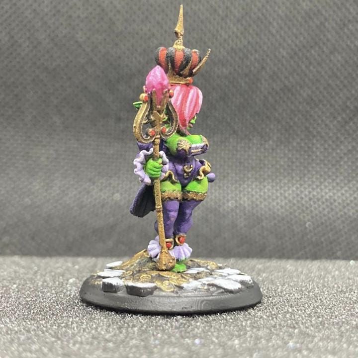 Goblin Queen (Medium) - Tabletop Figure for Dungeons & Dragons, DnD, Pathfinder RPGs, TTRPG