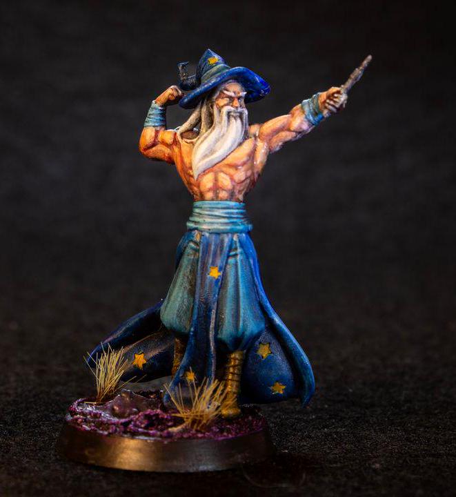 Brentallius The Muscle Wizard (Medium) - Tabletop Figure for Dungeons & Dragons, DnD, Pathfinder RPGs, TTRPG