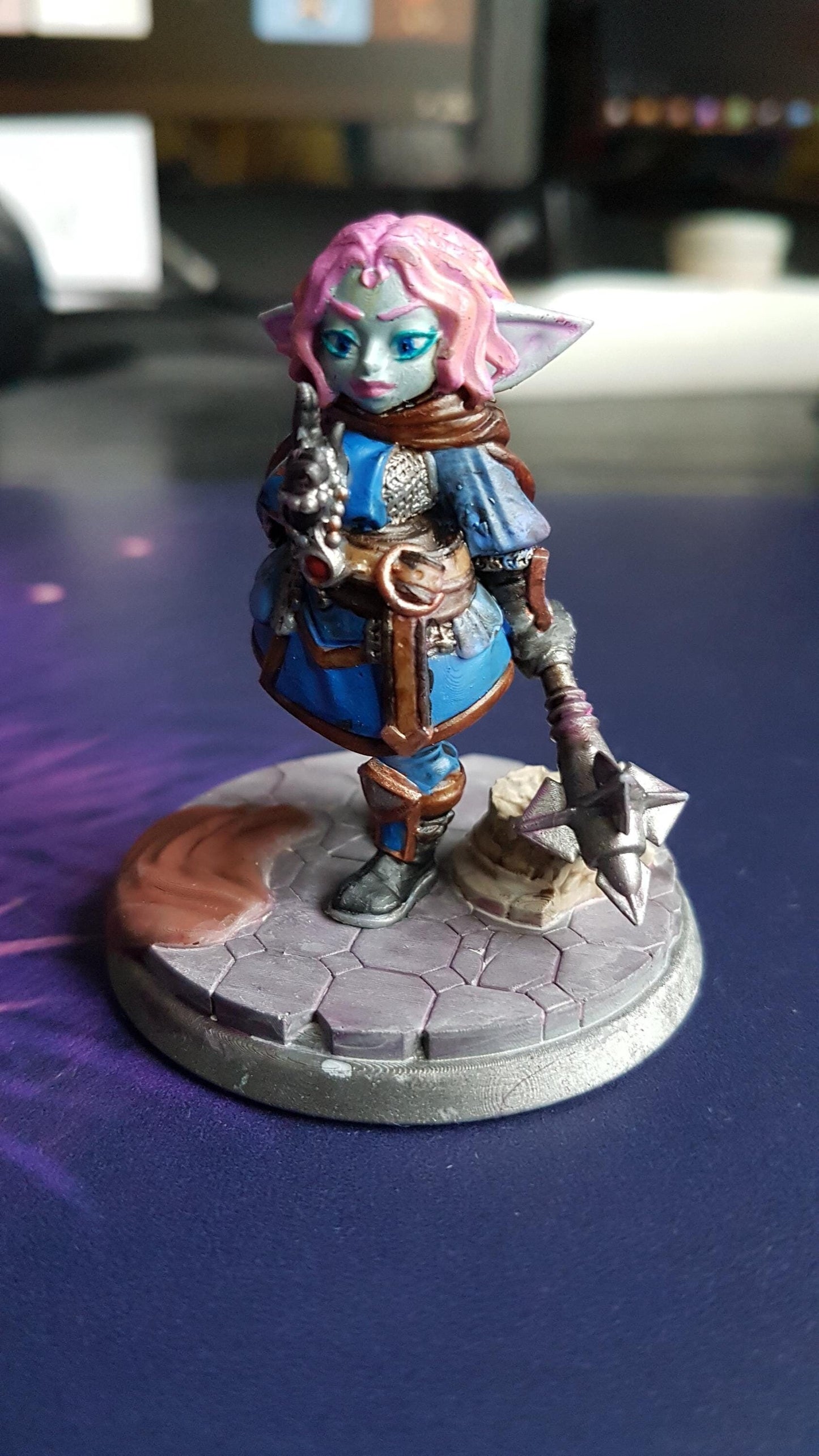 Holly, The Goblin Cleric (Medium) - Tabletop Figure for Dungeons & Dragons, DnD, Pathfinder RPGs, TTRPG