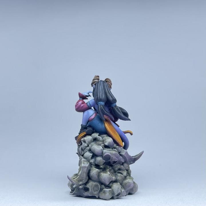 Bone Devil Necromancer (Medium) - Tabletop Figure for Dungeons & Dragons, DnD, Pathfinder RPGs, TTRPG