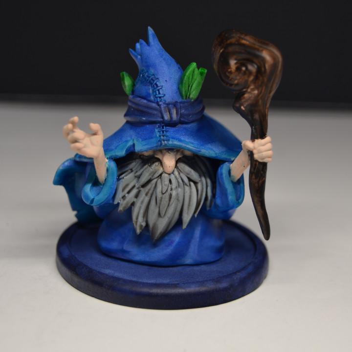 Wizard Of Forbidden Spells (Medium) - Tabletop Figure for Dungeons & Dragons, DnD, Pathfinder RPGs, TTRPG