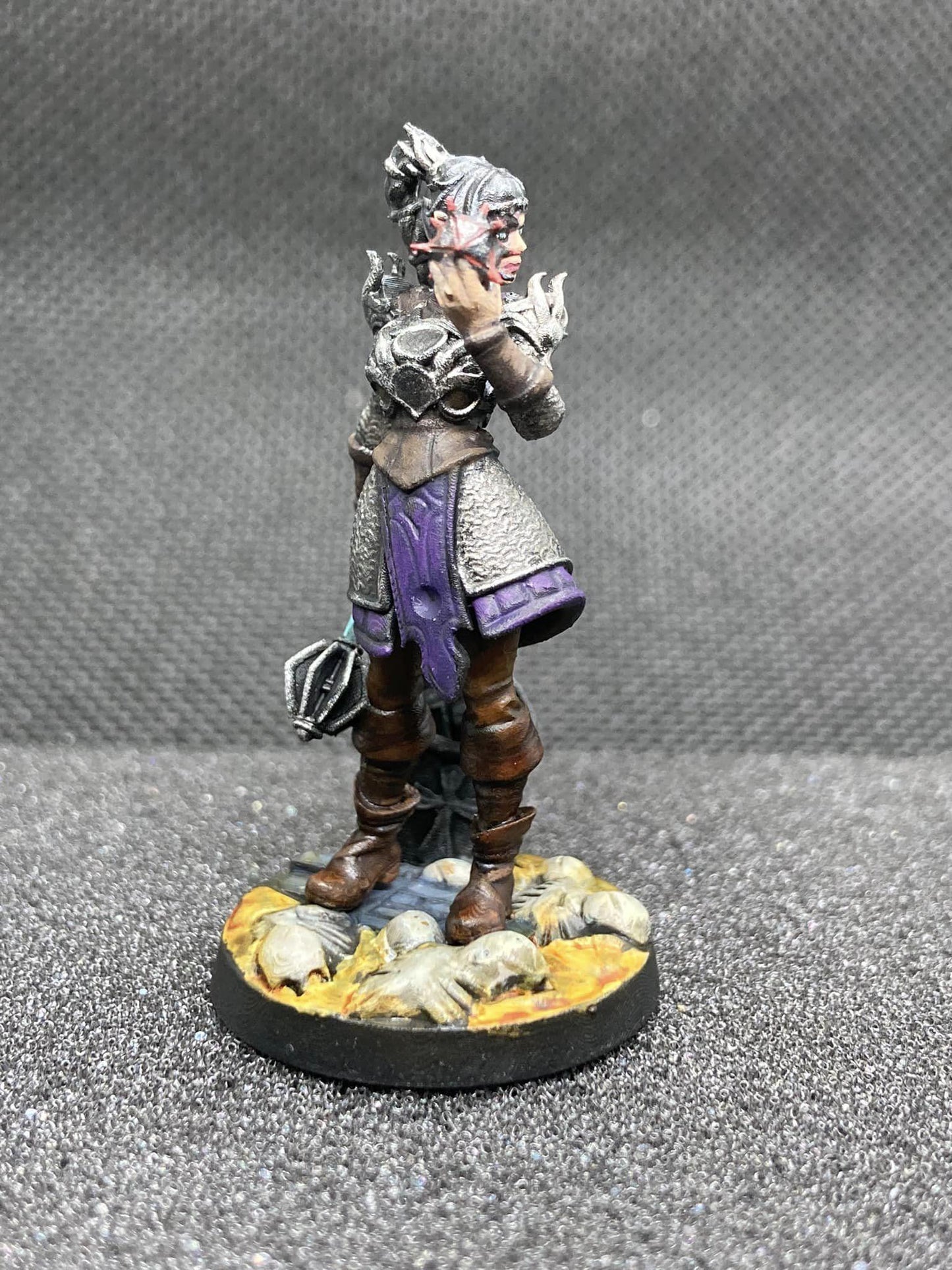 Ebonheart, The Shadowed Cleric (Medium) - Tabletop Figure for Dungeons & Dragons, DnD, Pathfinder RPGs, TTRPG