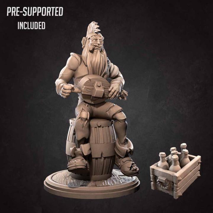 Pirate Musician NPC (Medium) - Tabletop Figure for Dungeons & Dragons, DnD, Pathfinder RPGs, TTRPG