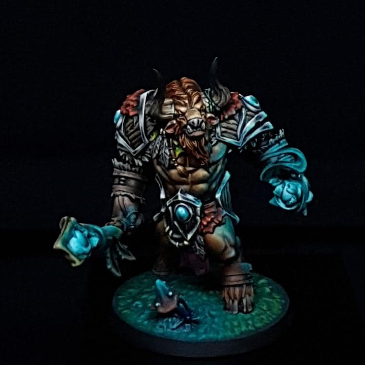 Minotaur Druid (Large) - Tabletop Figure for Dungeons & Dragons, DnD, Pathfinder RPGs, TTRPG