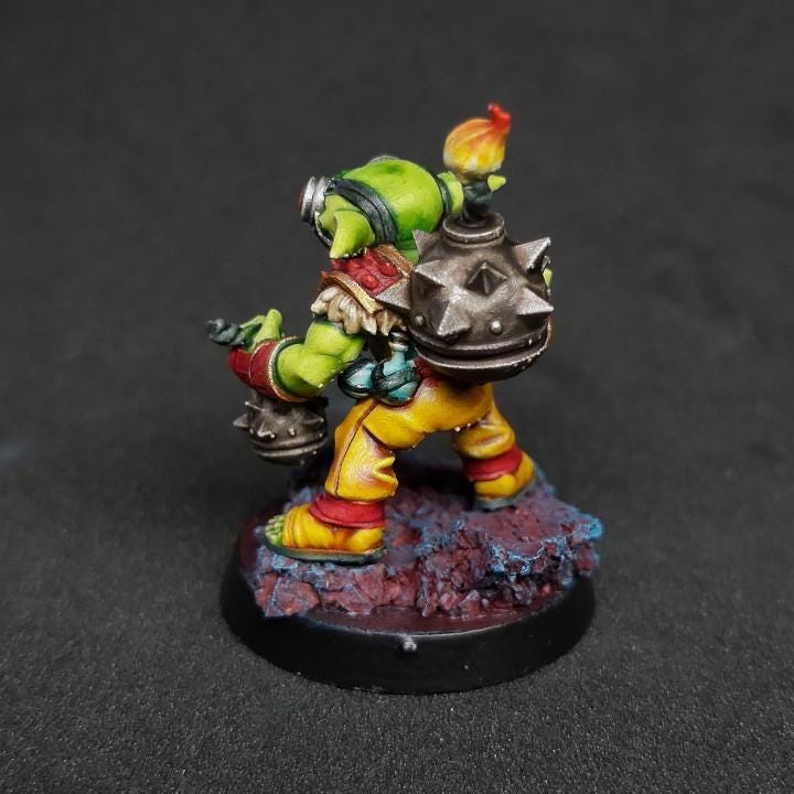 Sparky, The Goblin Artificer (Medium) - Tabletop Figure for Dungeons & Dragons, DnD, Pathfinder RPGs, TTRPG