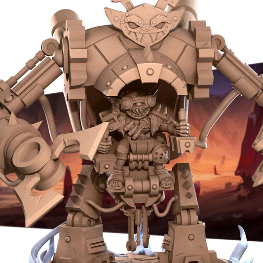 Goblin Mech (Large) - Tabletop Figure for Dungeons & Dragons, DnD, Pathfinder RPGs, TTRPG