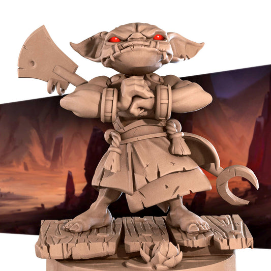 Goblin Monk (Medium) - Tabletop Figure for Dungeons & Dragons, DnD, Pathfinder RPGs, TTRPG